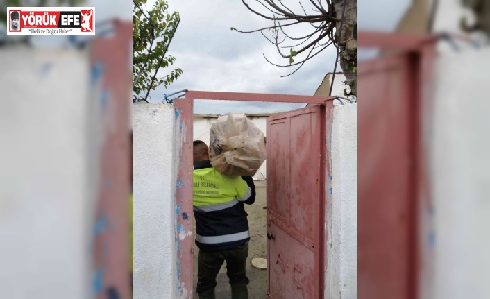 Nazilli Belediyesi, 617 aileye yakacak yardımında bulundu