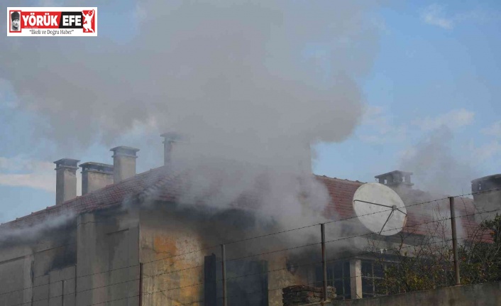 Söke’de ev yangını korkuttu