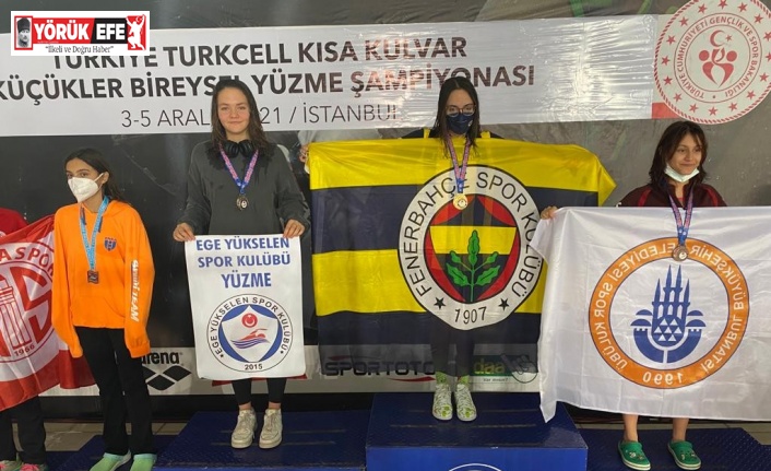 Söke’ye Türkiye Yüzme Şampiyonası’ndan 4 Türkiye ikinciliği geldi