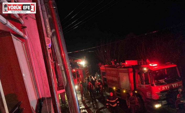 Sultanhisar’da ev yangını