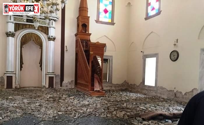 Tarihi caminin restorasyon çalışmaları başladı