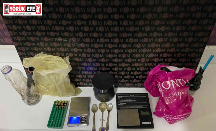 Uyuşturucuları yok etmek istedi, Didim polisinden kaçamadı