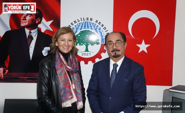 YENİ BAŞKANDAN SENDİKA ZİYARETİ