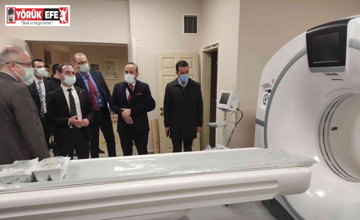 Açıkgöz Nazilli Devlet Hastanesi’ndeki çalışmaları yerinde inceledi