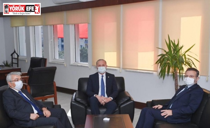 Aydın Valisi Aksoy, Başkan Atabay ile görüştü