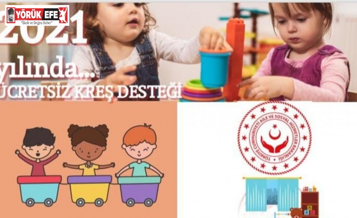 Aydın’da 2021 yılında 93 çocuk için ücretsiz kreş desteği sağlandı