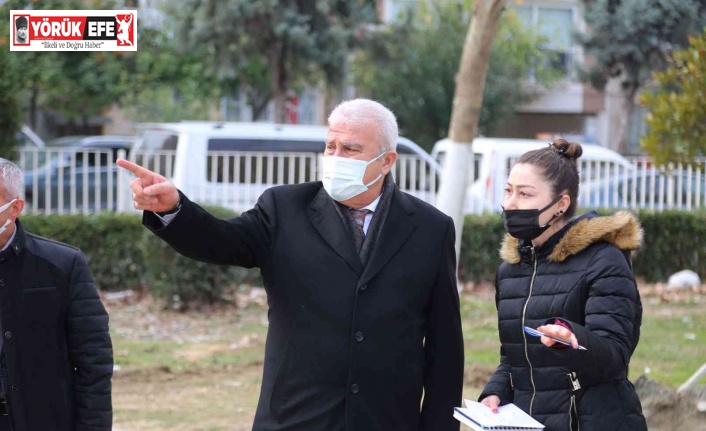 Başkan Atay, çalışmaları yerinde inceledi