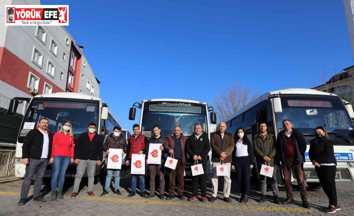 Başkan Atay’dan toplu taşımaya hijyen desteği