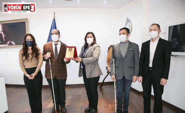 Başkan Çerçioğlu, Altı Nokta Körler Derneği’ni ağırladı