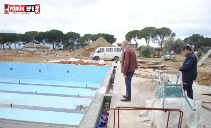 Başkan Ertürk, Horsunlu Sosyal Tesisi’nin çalışmalarını yerinde inceledi