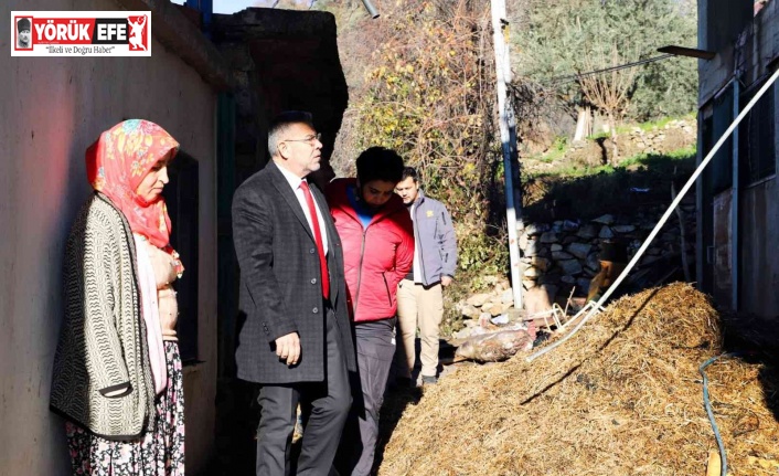 Başkan Güler, Akçaköy’de evleri yanan Anlaş Ailesi’ni ziyaret etti