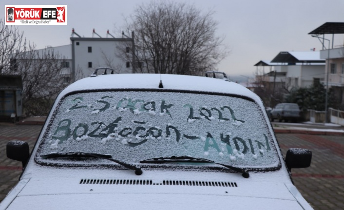 Bozdoğanlılar beyaz bir sabaha uyandı