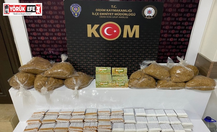 Didim’de tütün operasyonu
