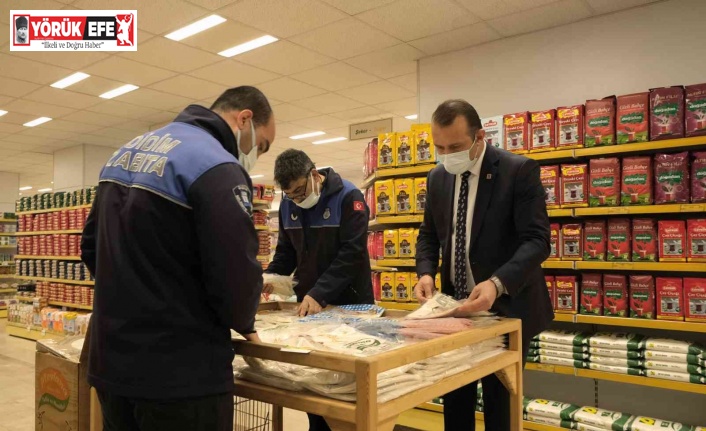 Didim’de zincir marketlerde denetimler devam ediyor