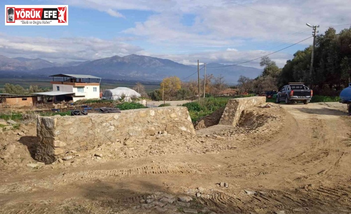 Dualar Mahallesi’nde taşkınlara set engeli