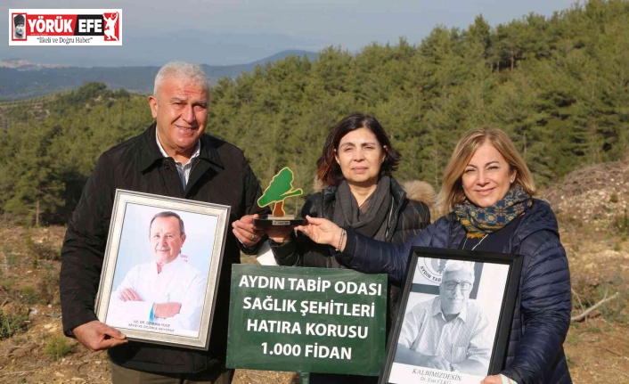 Efeler Belediyesi sağlık kahramanları için hatıra ormanı oluşturdu