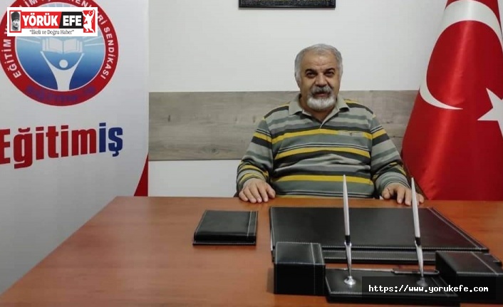 EĞİTİM İŞ”HİÇ KİMSE ÖĞRETMENİN ONURUYLA OYNAYAMAZ”