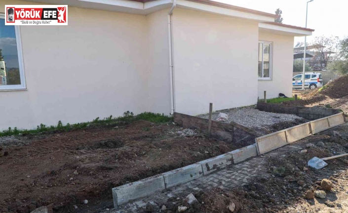 Köşk’te modern düğün salonu çalışmalarında sona gelindi