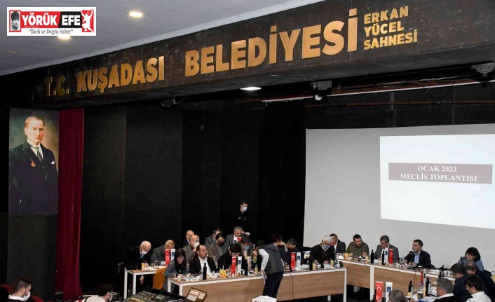 Kuşadası’nda yeni yılın ilk meclis toplantısında önemli kararlar alındı