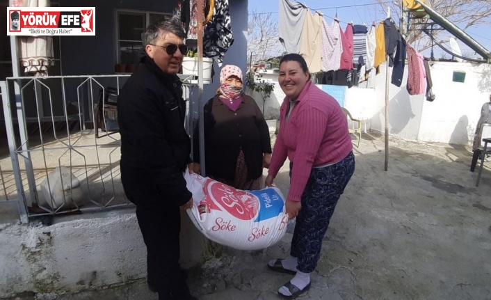 Leyleği ilk gördü, ’1 çuval un’u kaptı