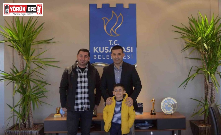 Minik Resul’den, başkan Günel’e teşekkür