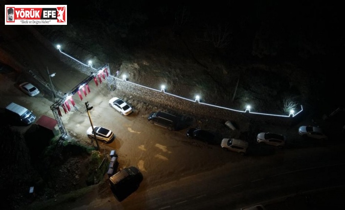 Nazilli Belediyesi, Dereköy Çayı’nı ışıklandırdı