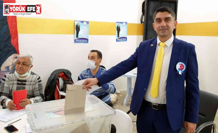 Nazilli Elektrikçiler Odası’nda Akyol güven tazeledi