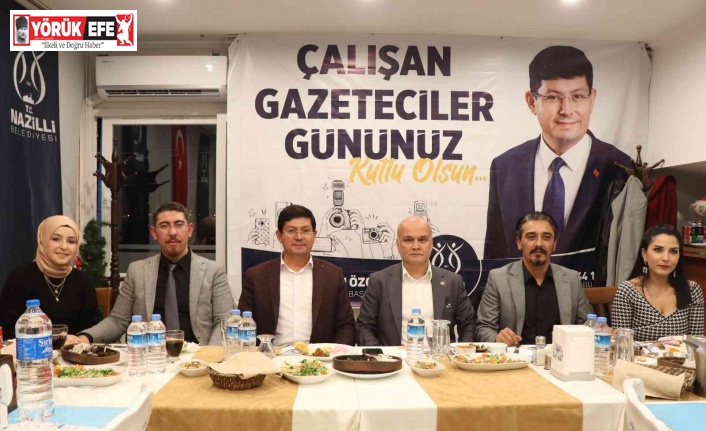 Nazilli’de gazetecilerin onuruna yemek verildi
