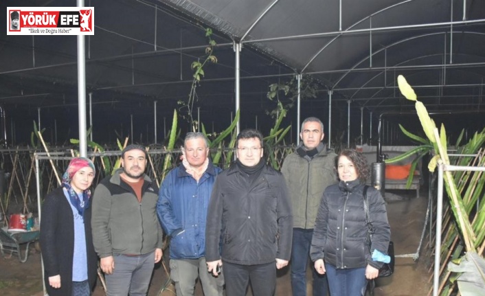 Sera nöbeti tutan üreticileri Kaymakam Şahin yalnız bırakmadı