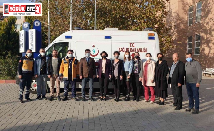 Söke Sağlık Hizmetleri MYO’ya eğitim amaçlı ambulans desteği sağlandı
