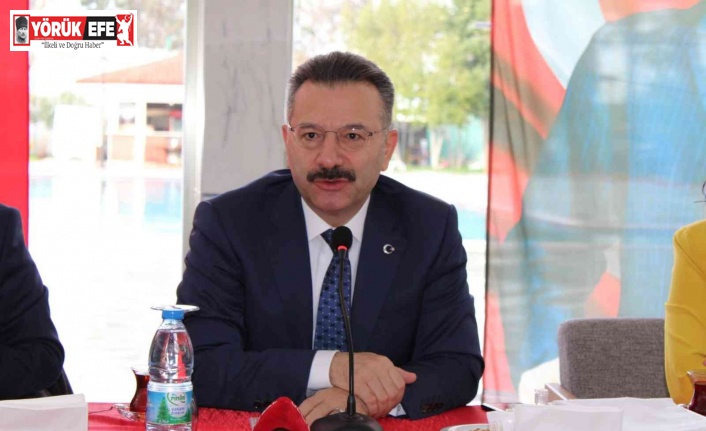 Vali Aksoy, gazeteciler ile bir araya geldi