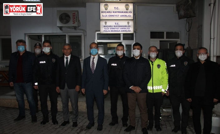 Yeni yıla görevi başında girenleri unutmadılar