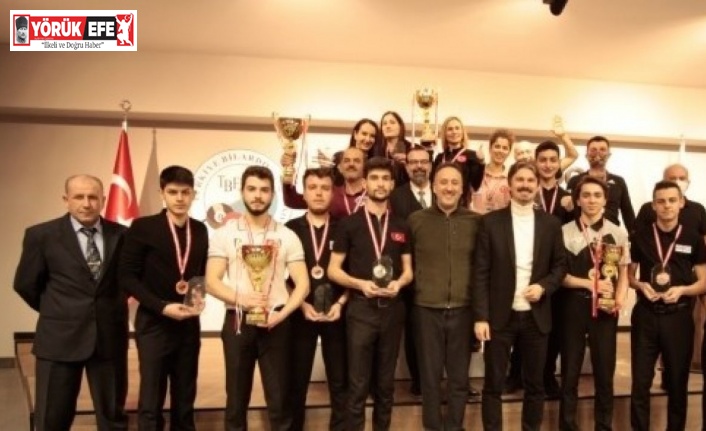 ADÜ’lü Görgüç, Bilardo Türkiye Şampiyonası’nda Türkiye 3’üncüsü oldu