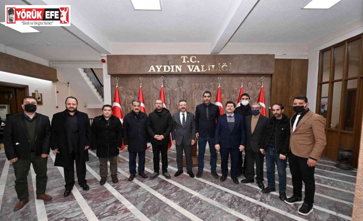 AGC yeni yönetimi ilk ziyaretini Vali Aksoy’a gerçekleştirdi