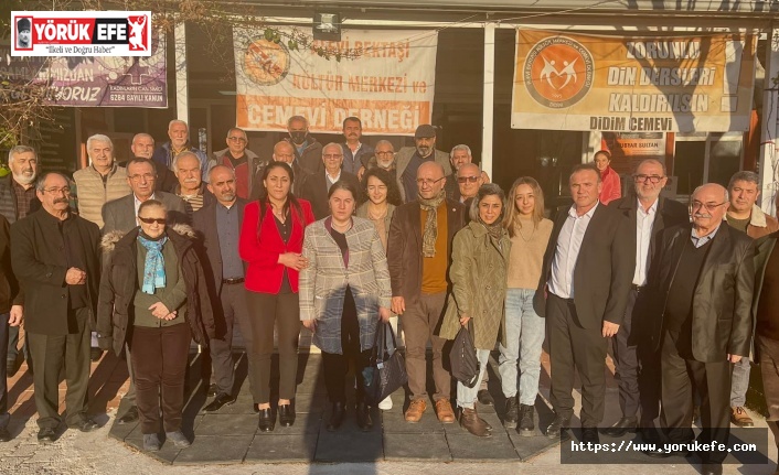 AYDIN ALEVİ KURUM VE BAŞKANLARI DİDİMDE BİLEŞENLER ADI ALTINDA TOPLANDI