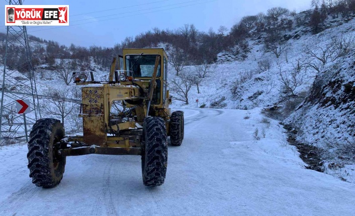 Aydın Büyükşehir’in karla mücadele çalışmalarını sürdürüyor