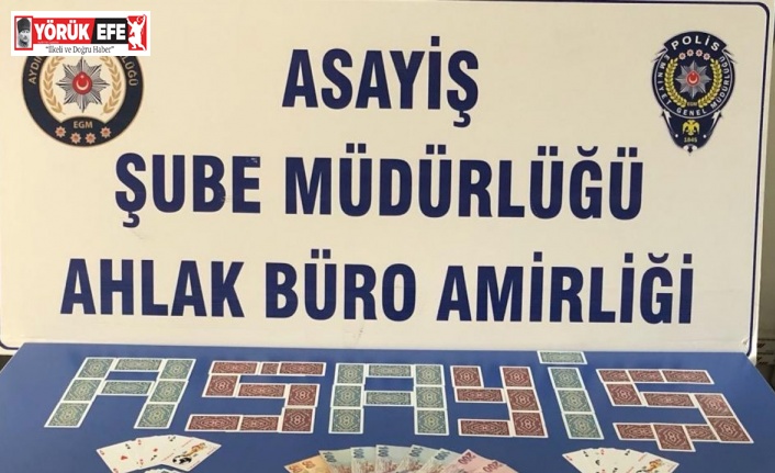 Aydın’da kıraathaneye kumar baskını