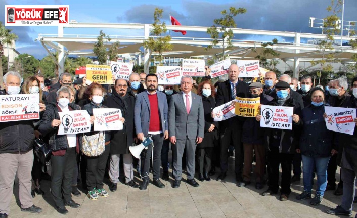 CHP Aydın İl Teşkilatından elektrik zammına tepki
