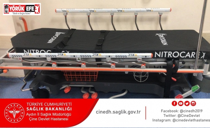 Çine Devlet Hastanesi’ne sedye bağışı