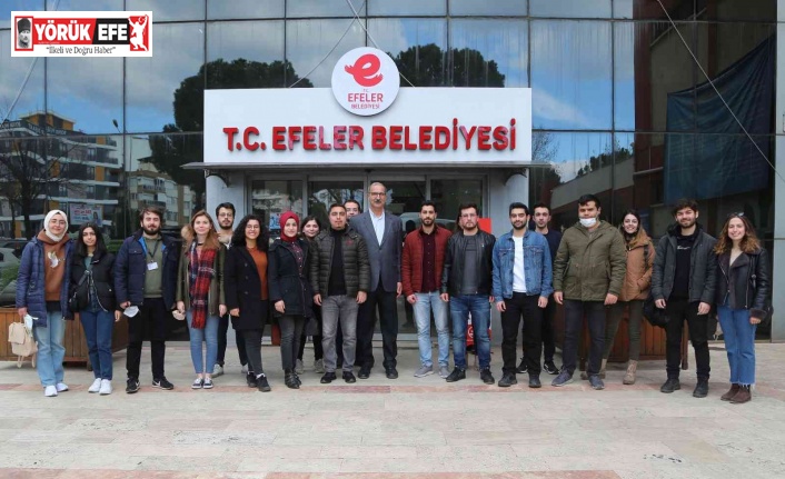 Efeler Belediyesi tıp öğrencilerini ağırlamaya devam ediyor