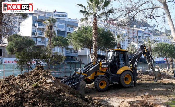 Mavi ile yeşilin bir arada olacağı Bülent Ecevit Parkı yenileniyor