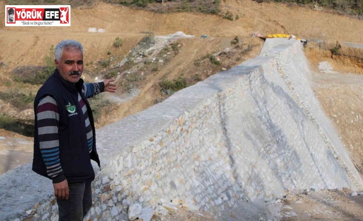 Mersinbelen, sulama göletine kavuşuyor