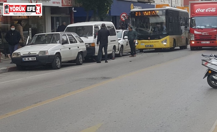 Nazilli’deki kaza ucuz atlatıldı