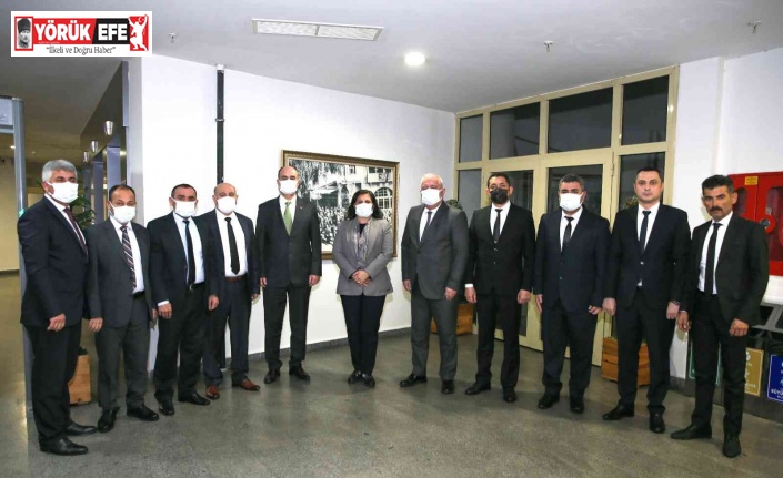 Şoförler Odası’ın yeni yönetimi Başkan Çerçioğlu ile görüştü