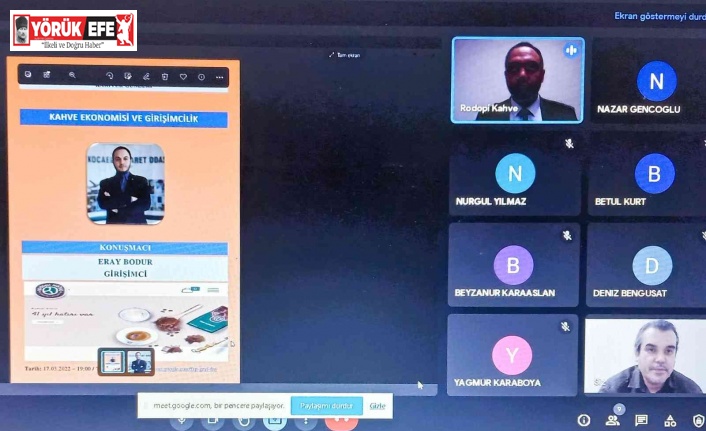 ADÜ’de ’Kahve Ekonomisi ve Girişimcilik Semineri’ gerçekleşti