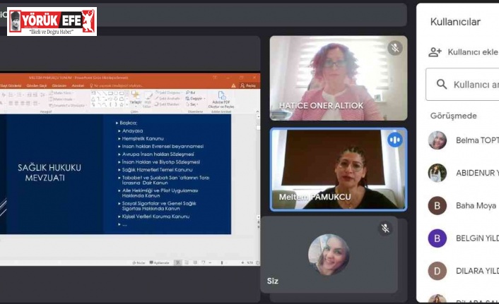 ADÜ’de öğrenciler ve hemşirelerin klinik ortamdaki yasal sorumlulukları konuşuldu