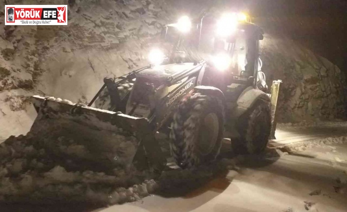 Aydın Büyükşehir Belediyesi karla mücadele çalışmalarını sürdürüyor