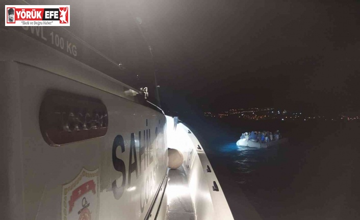 Aydın’da 36 düzensiz göçmen kurtarıldı