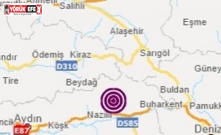 Aydın’da 3.9 şiddetinde deprem
