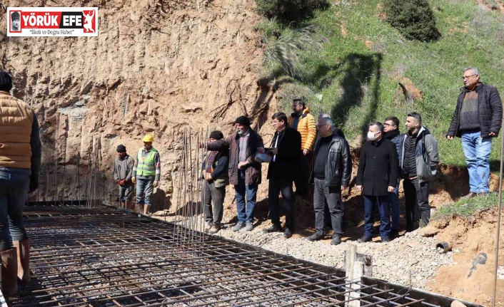 Başkan Özcan, 250 tonluk su deposunun temelini attı